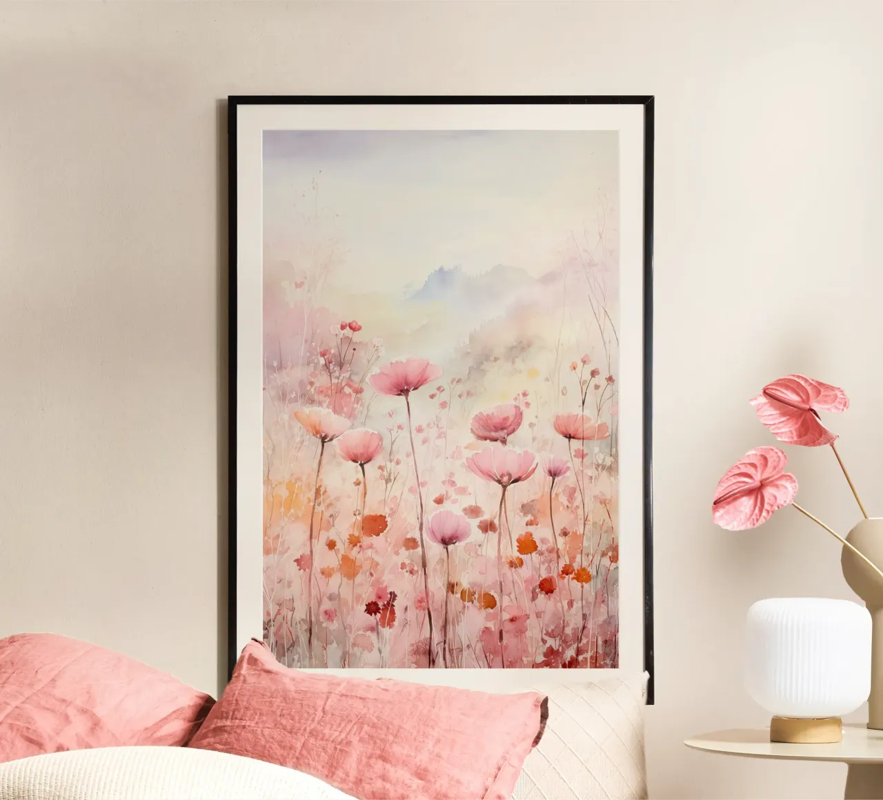 Arte da parete di Imagine poster con telaio in alluminio da Imagine