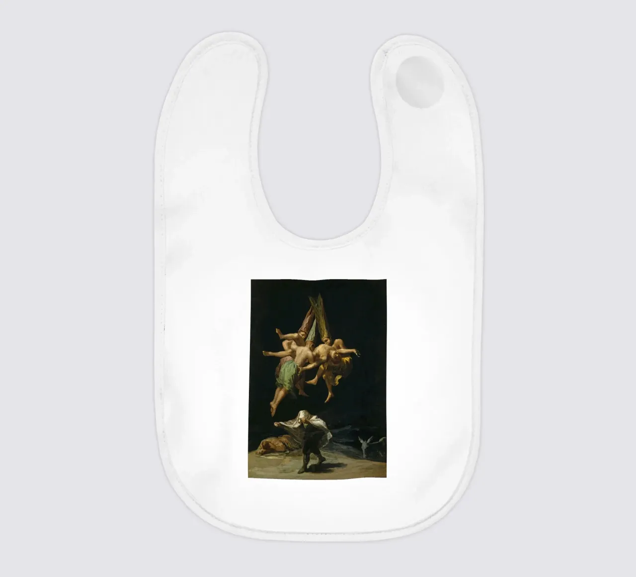 Francisco Goya volo di streghe bavaglino da 50 masterpieces