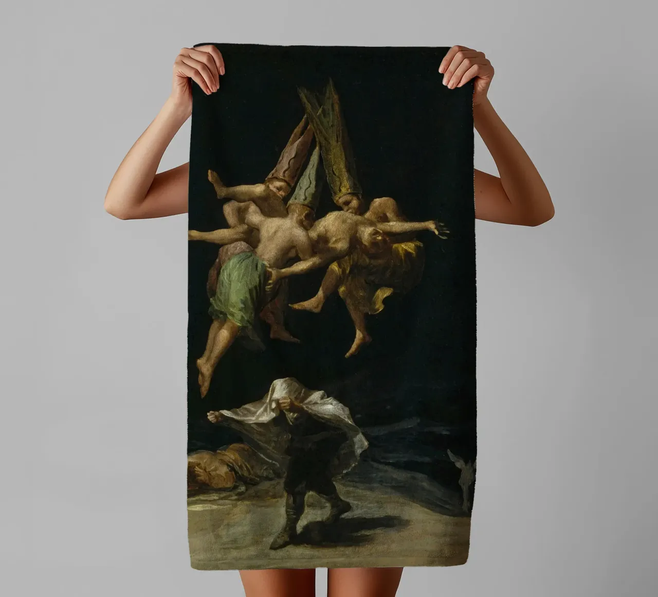 Francisco Goya volo di streghe asciugamano da bagno da 50 masterpieces