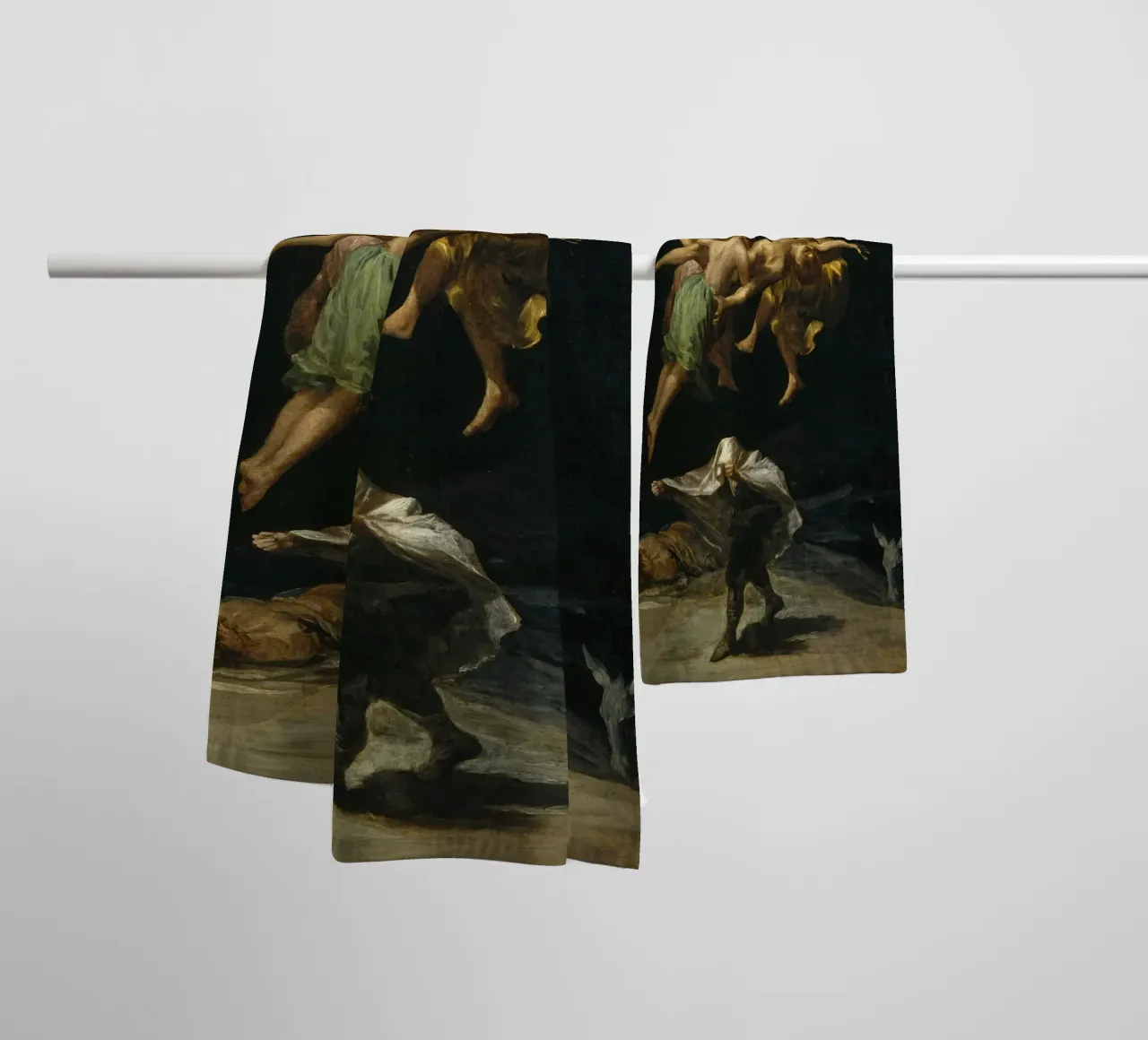 Francisco Goya volo di streghe asciugamano da bagno da 50 masterpieces