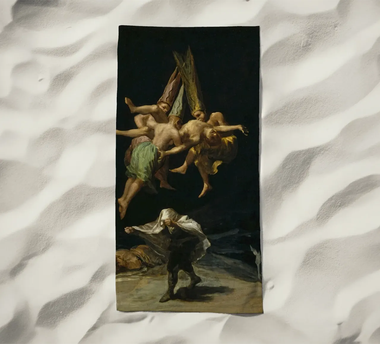 Francisco Goya volo di streghe telo mare da 50 masterpieces