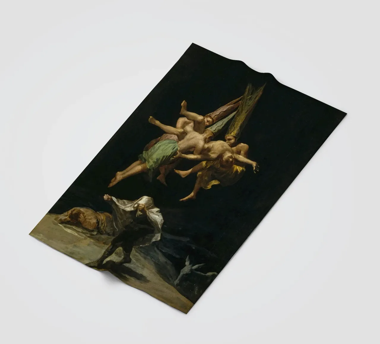 Francisco Goya volo di streghe coperta in pile da 50 masterpieces