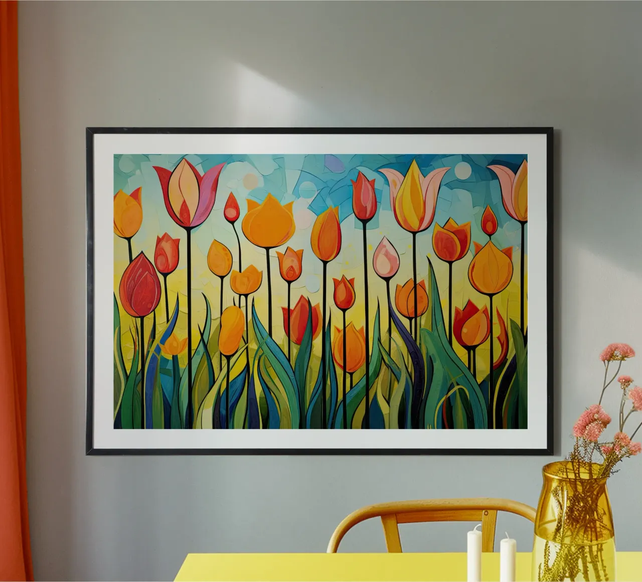Arte da parete di Imagine poster con telaio in legno da Imagine