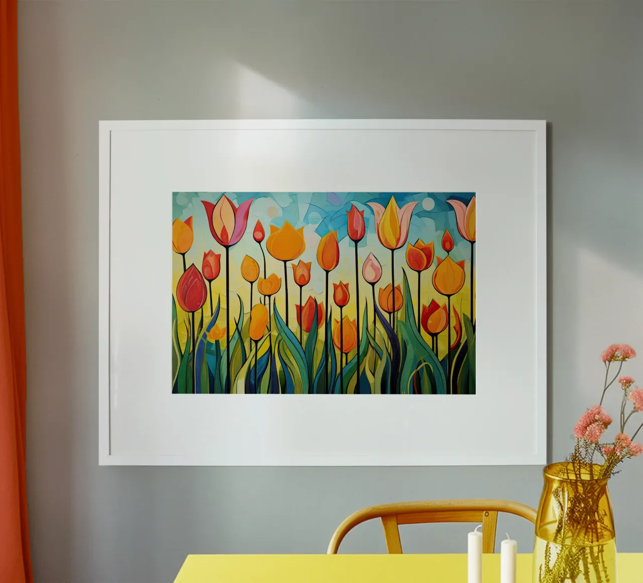 Arte da parete di Imagine poster con telaio in legno da Imagine