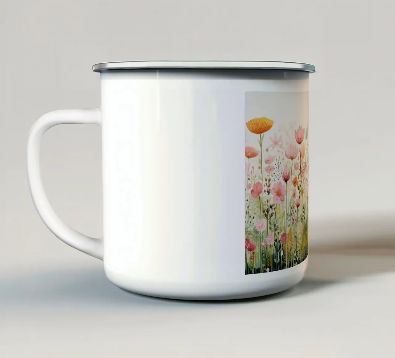 Arte da parete di Imagine tazza in smalto da Imagine