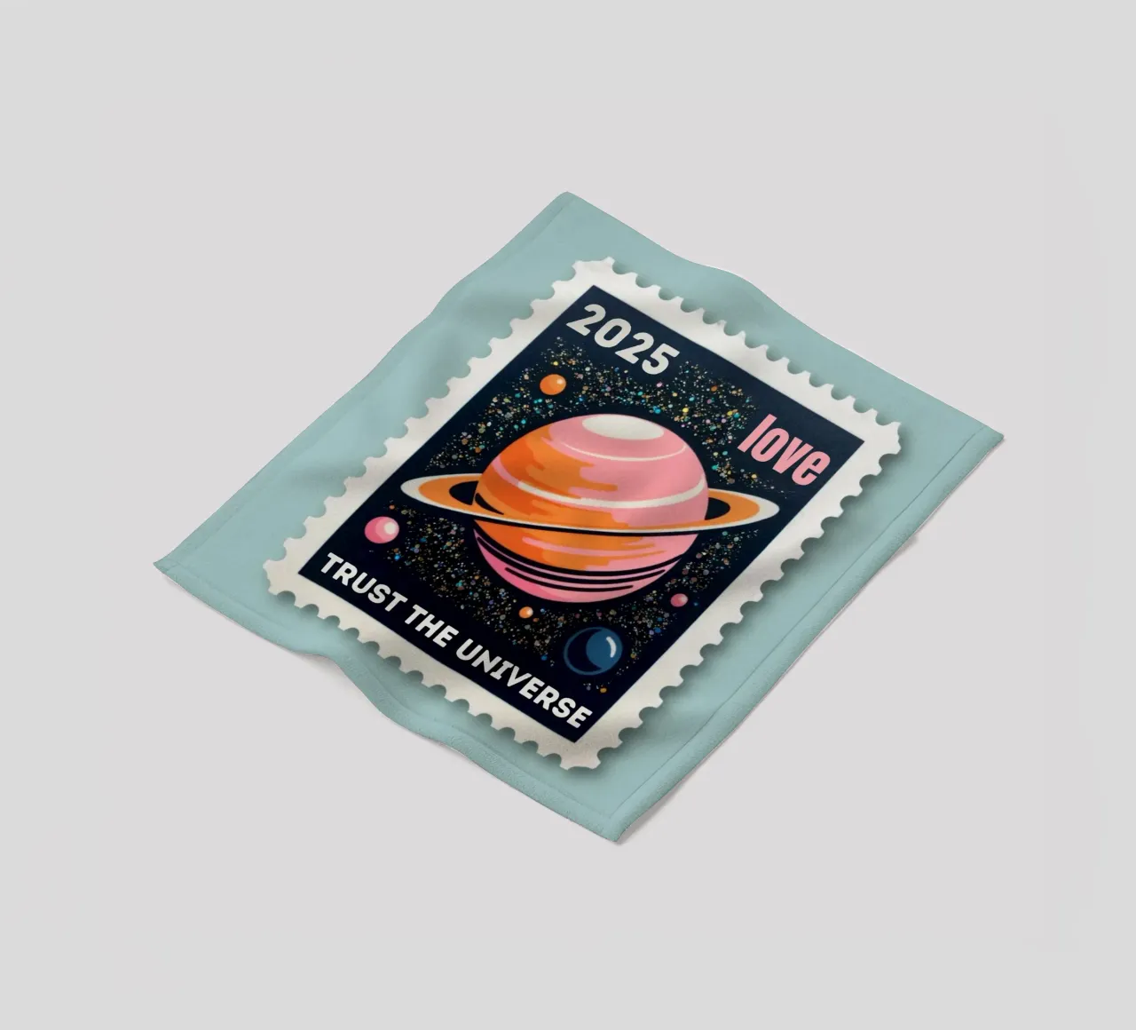 trust universe briefmarke coperta in pile da fummelhummel