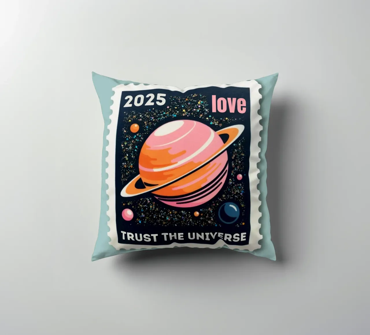 trust universe briefmarke cuscino da fummelhummel