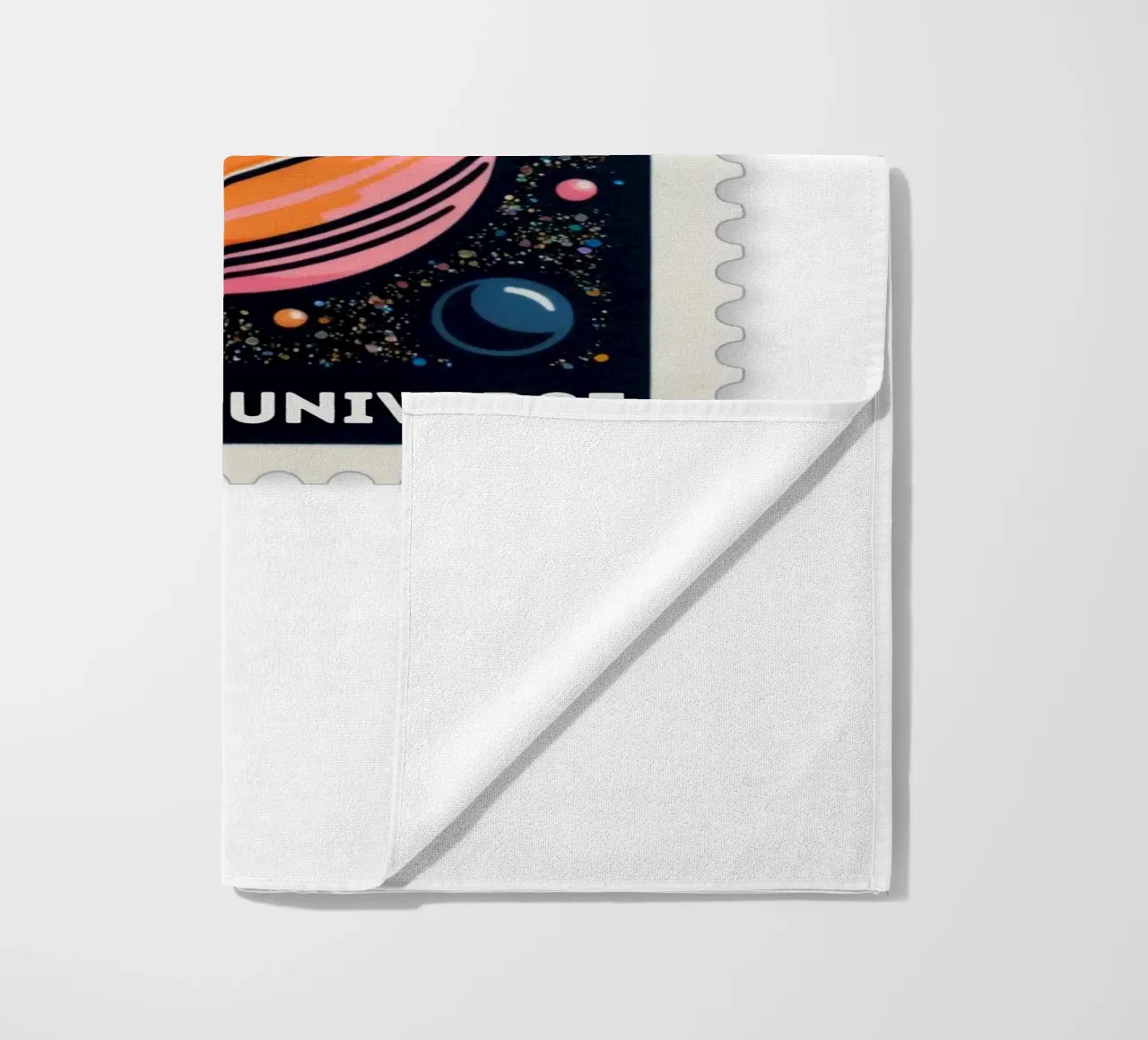 trust the universe briefmarke telo mare da fummelhummel