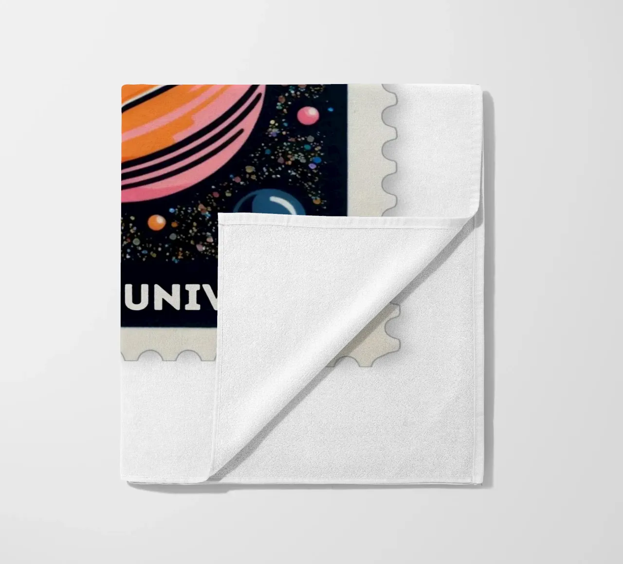 trust the universe briefmarke telo mare da fummelhummel
