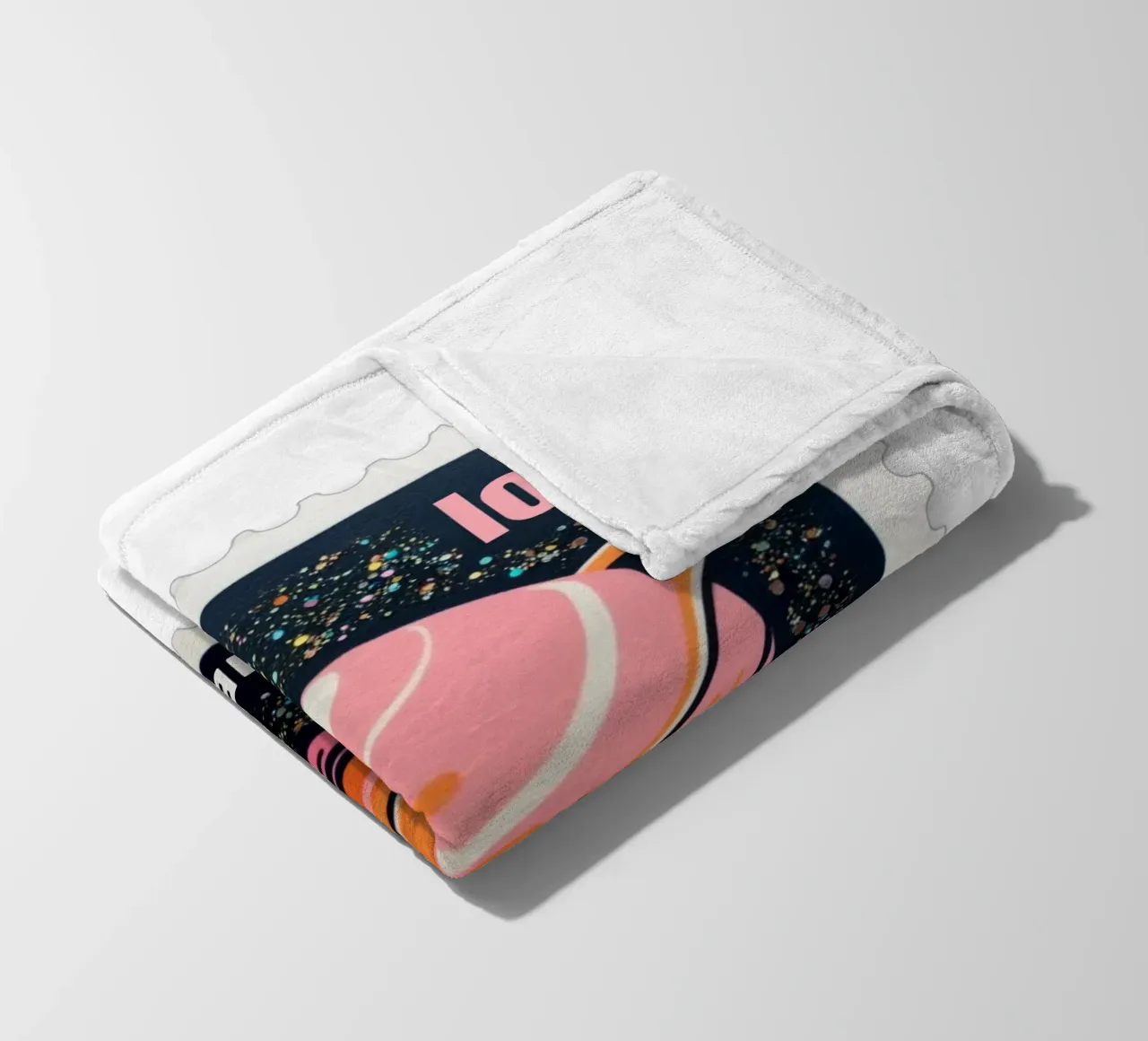 trust the universe briefmarke coperta in pile da fummelhummel