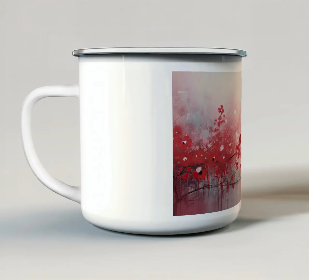 Arte da parete di Imagine tazza in smalto da Imagine