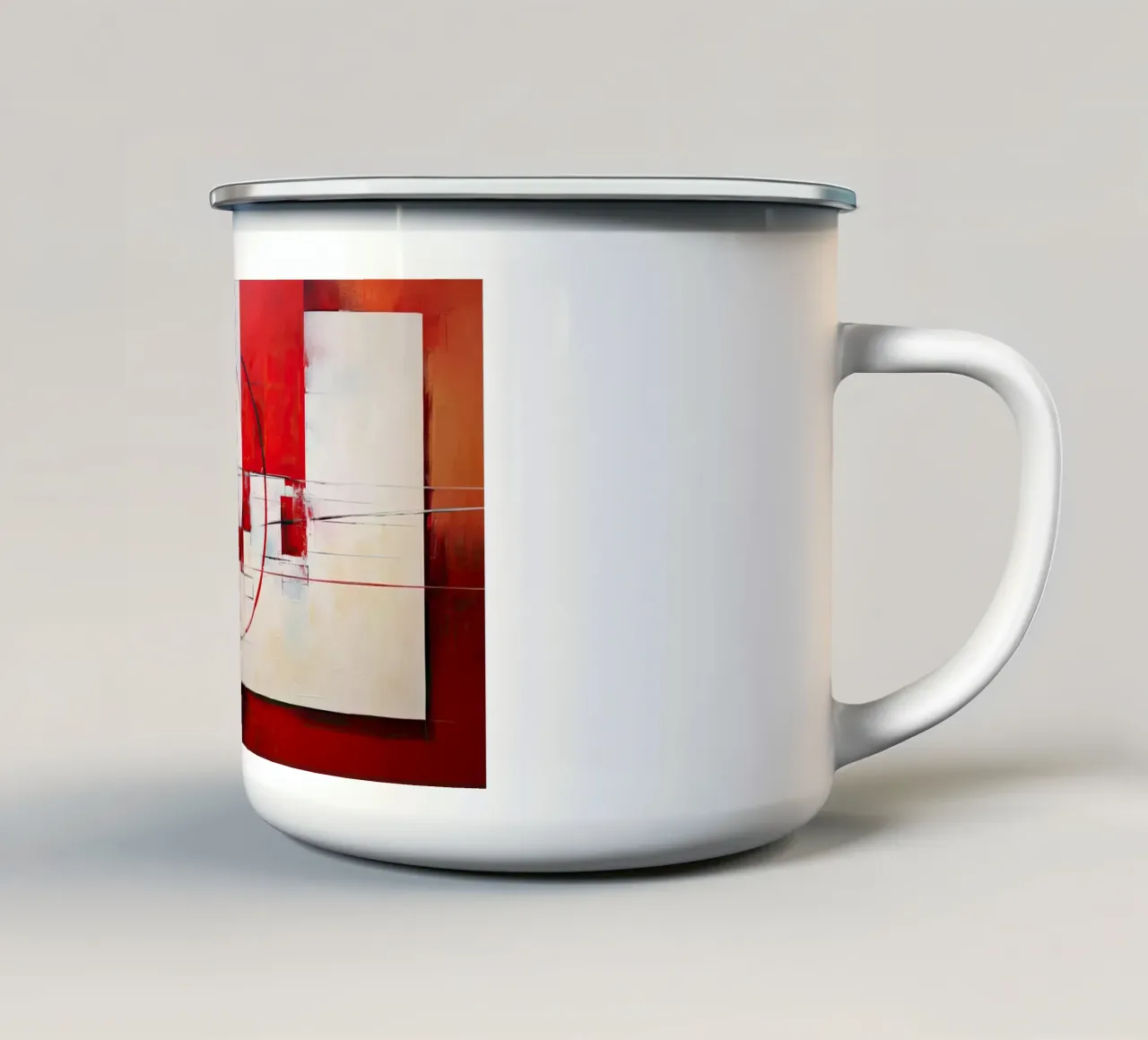 Arte da parete di Imagine tazza in smalto da Imagine