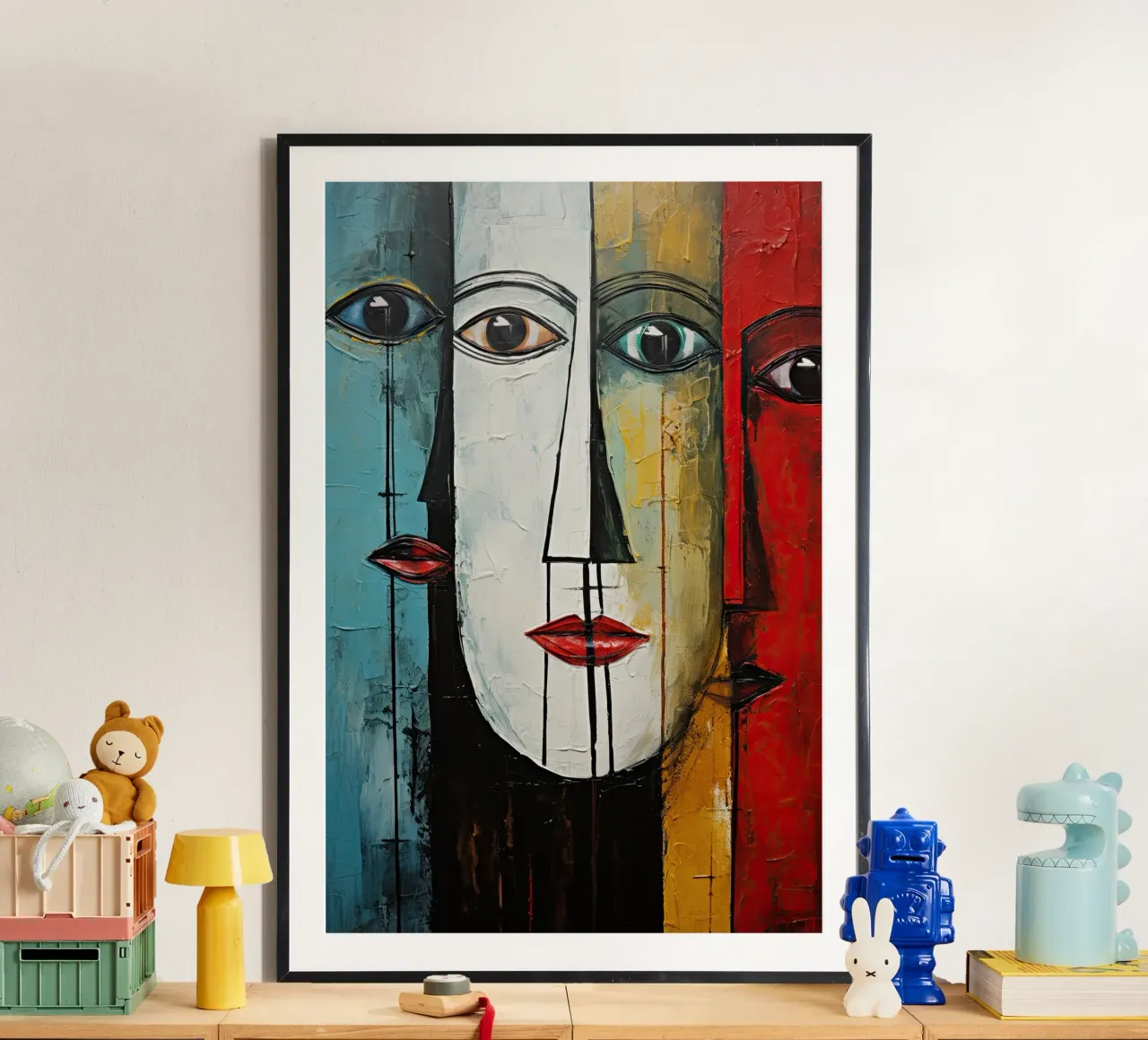 Arte da parete di Imagine poster con telaio in legno da Imagine