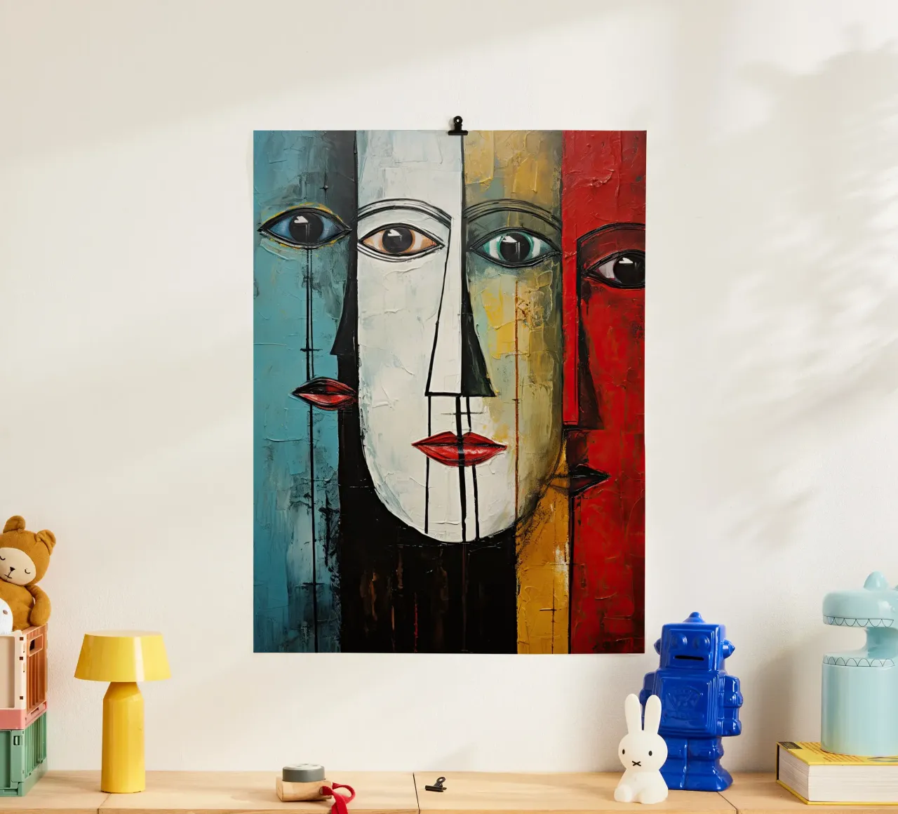 Arte da parete di Imagine poster con telaio in legno da Imagine