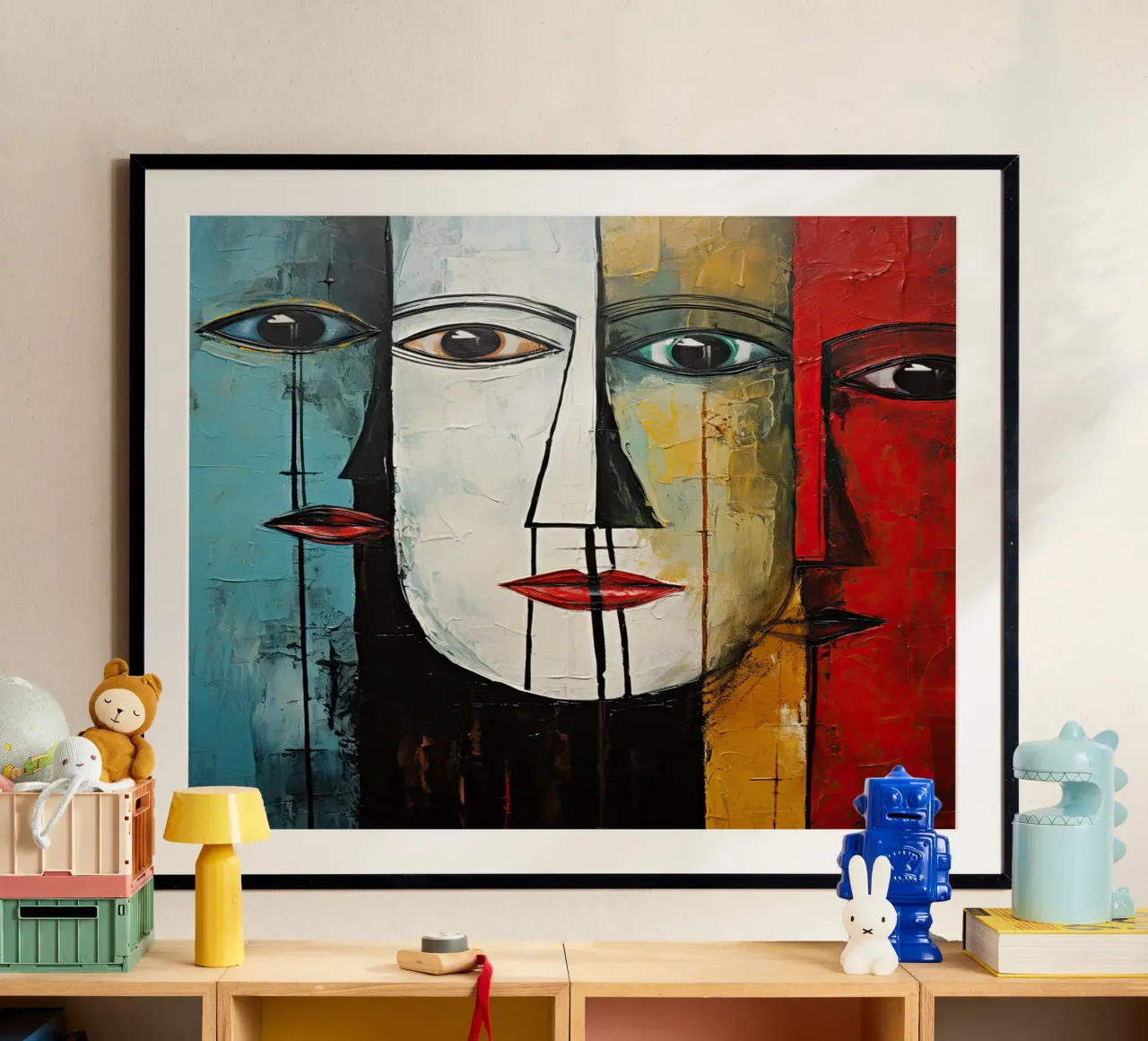 Arte da parete di Imagine poster con telaio in legno da Imagine