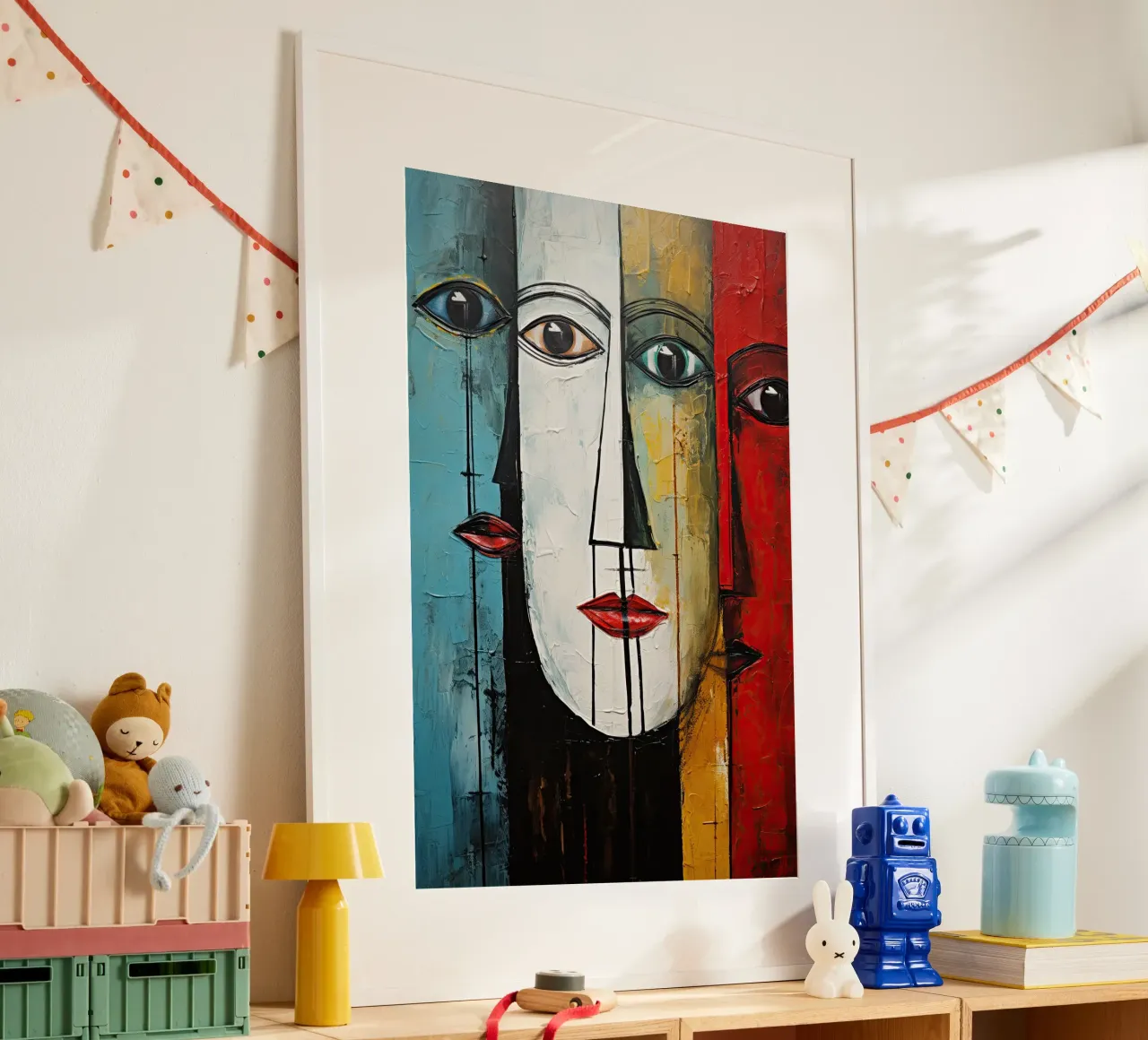 Arte da parete di Imagine poster con telaio in legno da Imagine