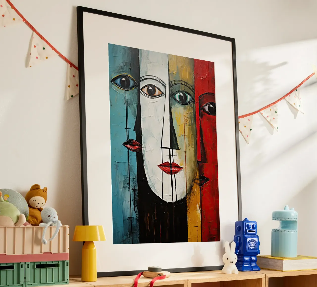 Arte da parete di Imagine poster con telaio in legno da Imagine