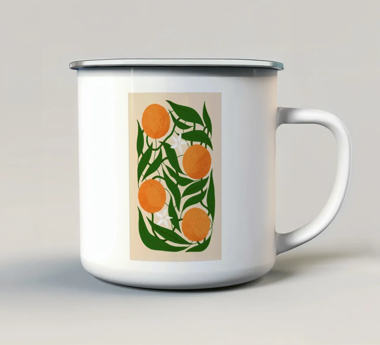With Love from Sevilla enamel mug by Pure
