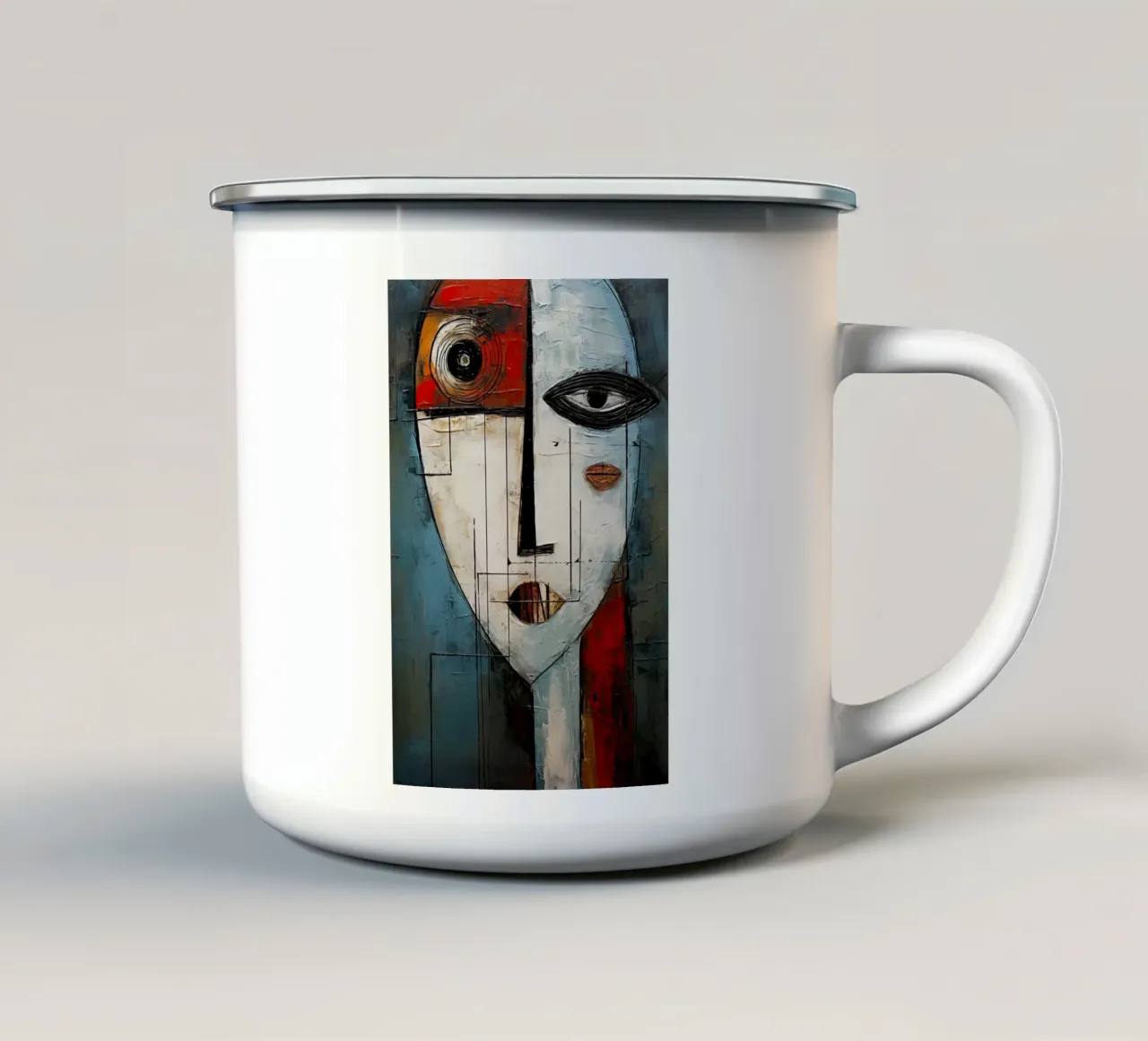 Arte da parete di Imagine tazza in smalto da Imagine