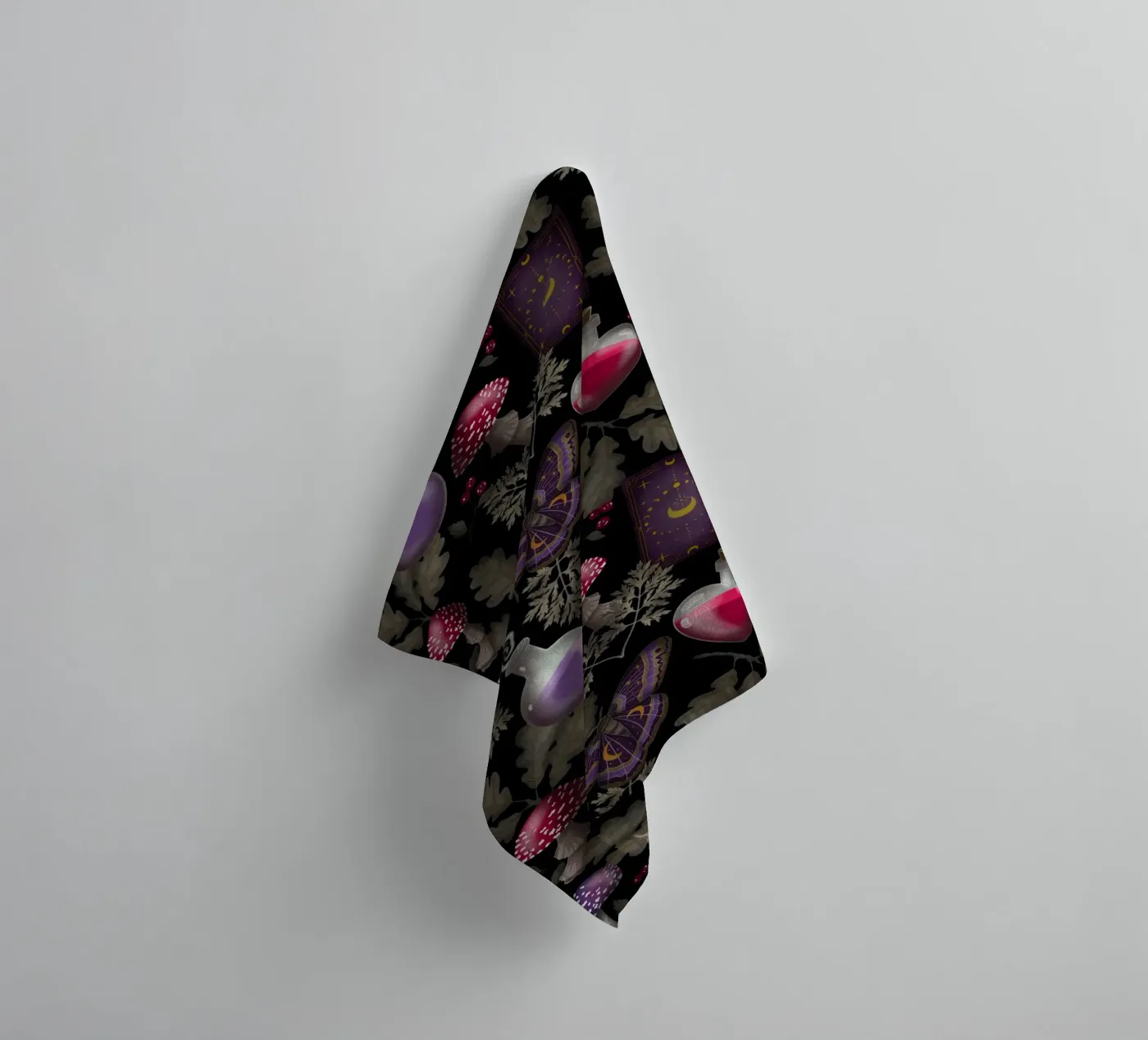 Casting a Spell towel by Vivi Nicolin