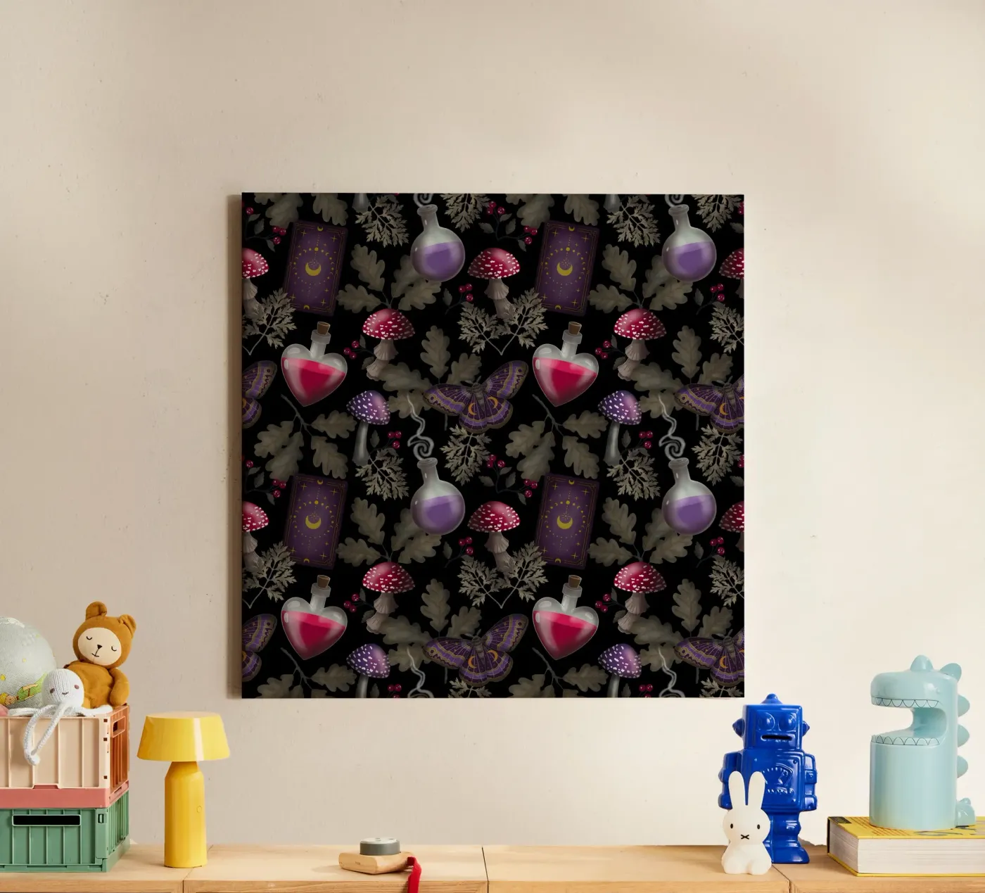 Casting a Spell canvas van Vivi Nicolin