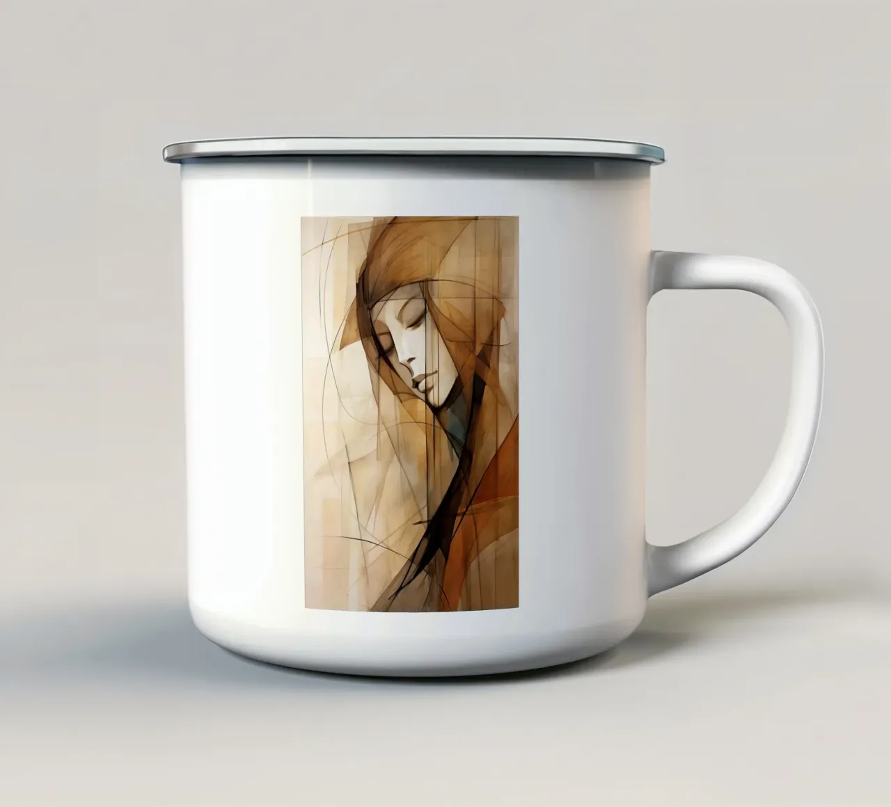 Arte da parete di Imagine tazza in smalto da Imagine