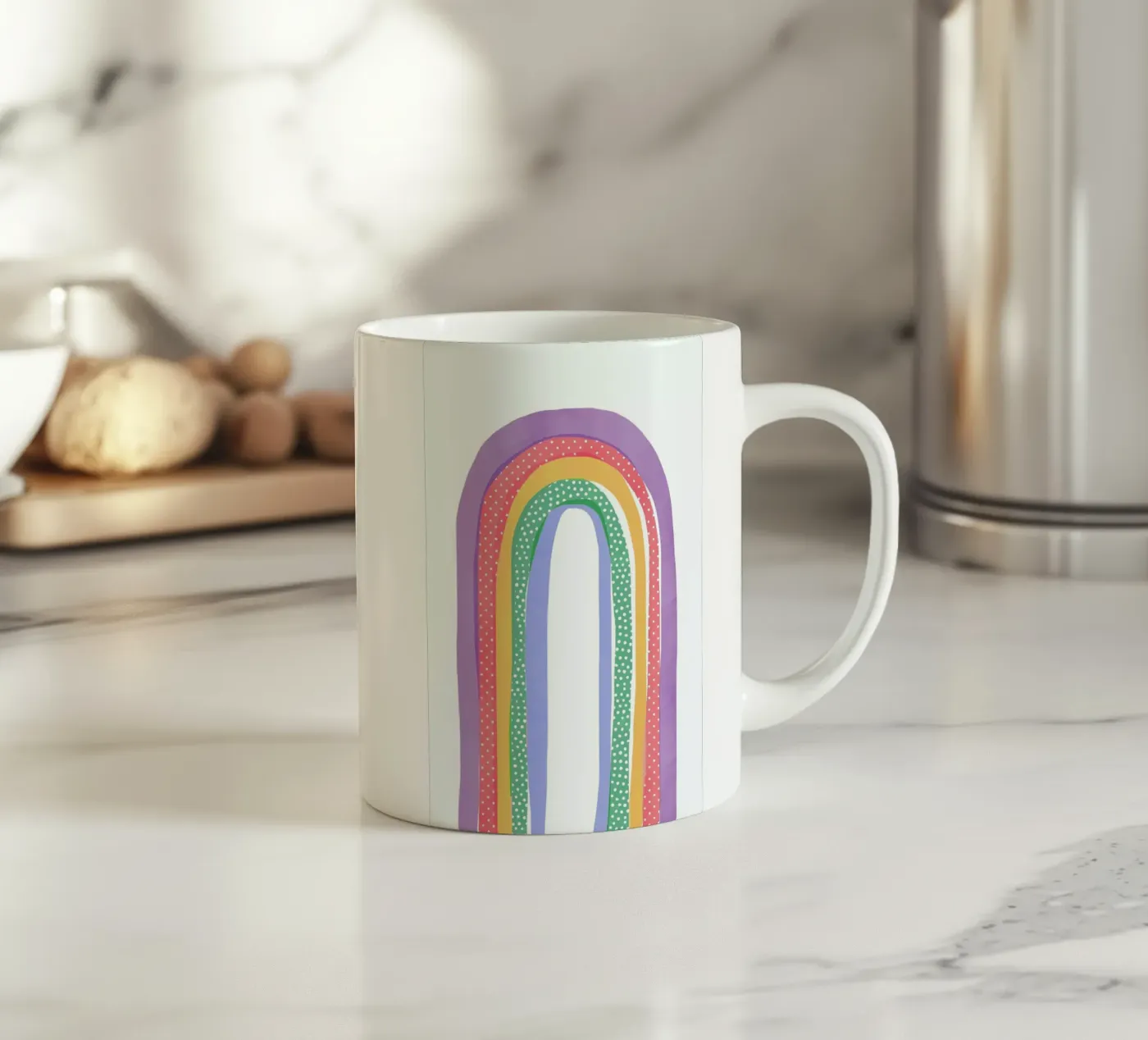 Rainbow Pride ceramic mug by cafelab