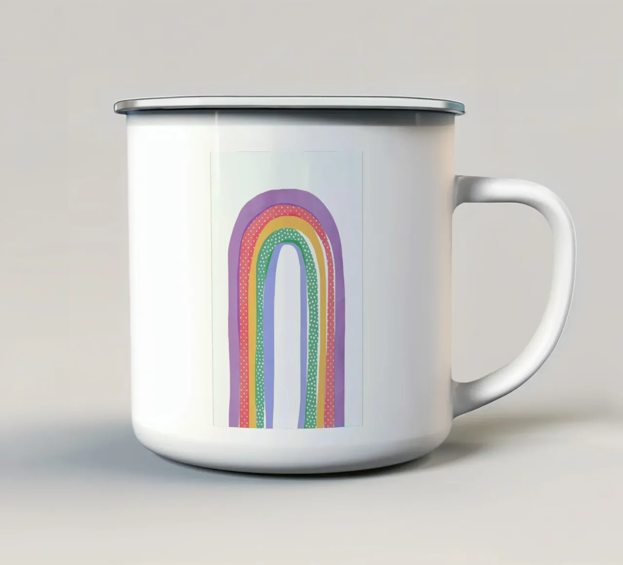 Rainbow Pride tazza in smalto da cafelab