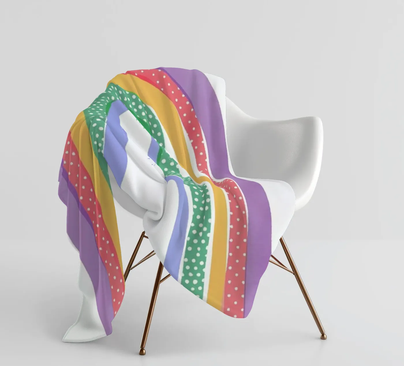 Rainbow Pride fleece blanket by cafelab
