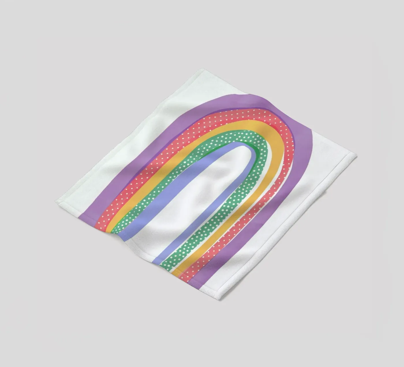 Rainbow Pride fleece blanket by cafelab