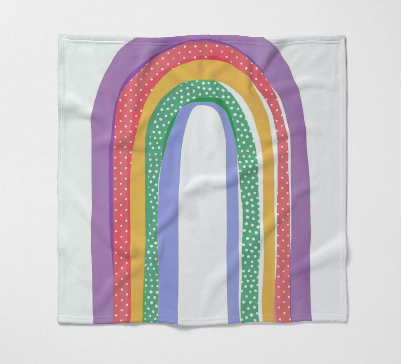 Rainbow Pride fleece blanket by cafelab