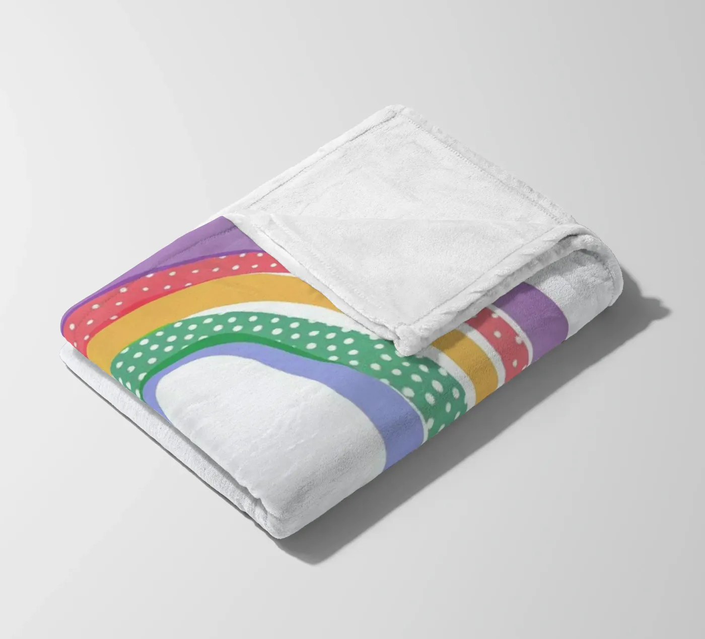 Rainbow Pride fleece blanket by cafelab