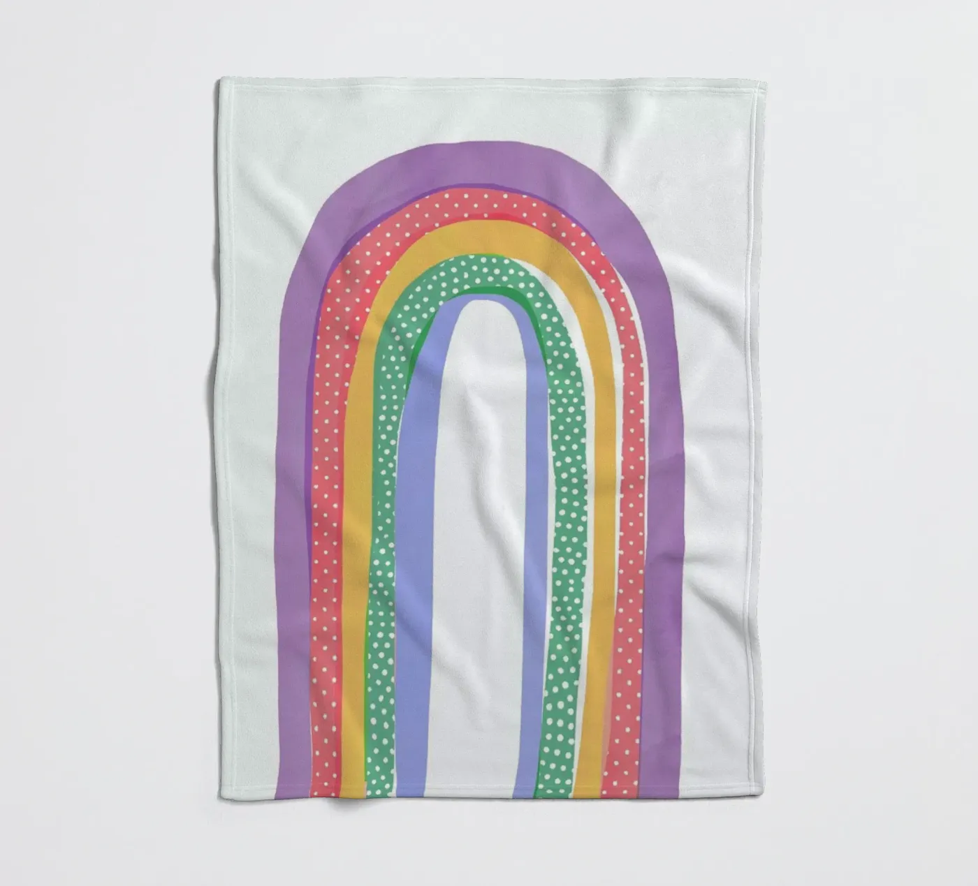 Rainbow Pride fleece blanket by cafelab