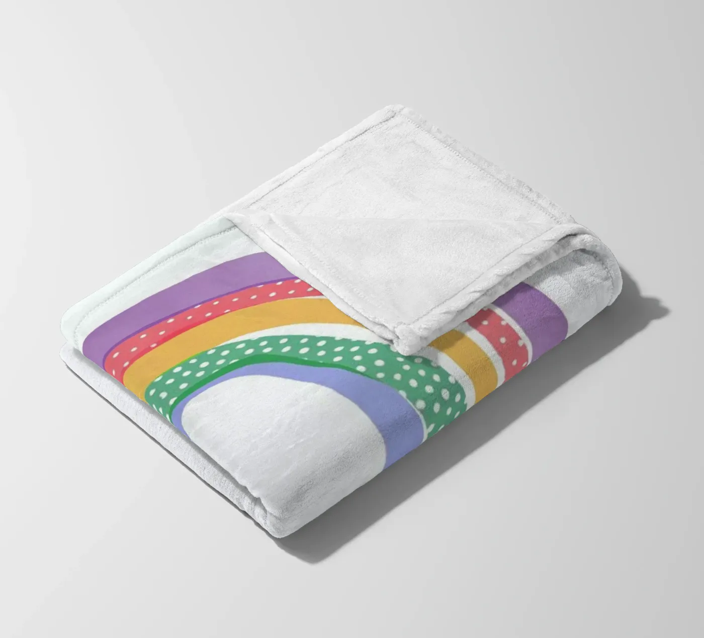 Rainbow Pride fleece blanket by cafelab
