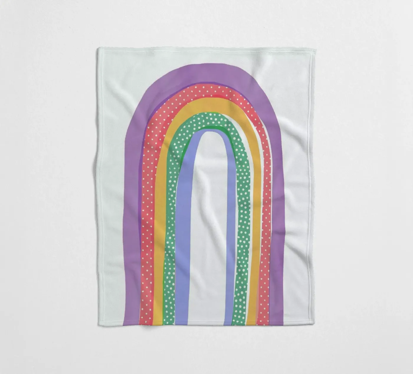 Rainbow Pride fleece blanket by cafelab