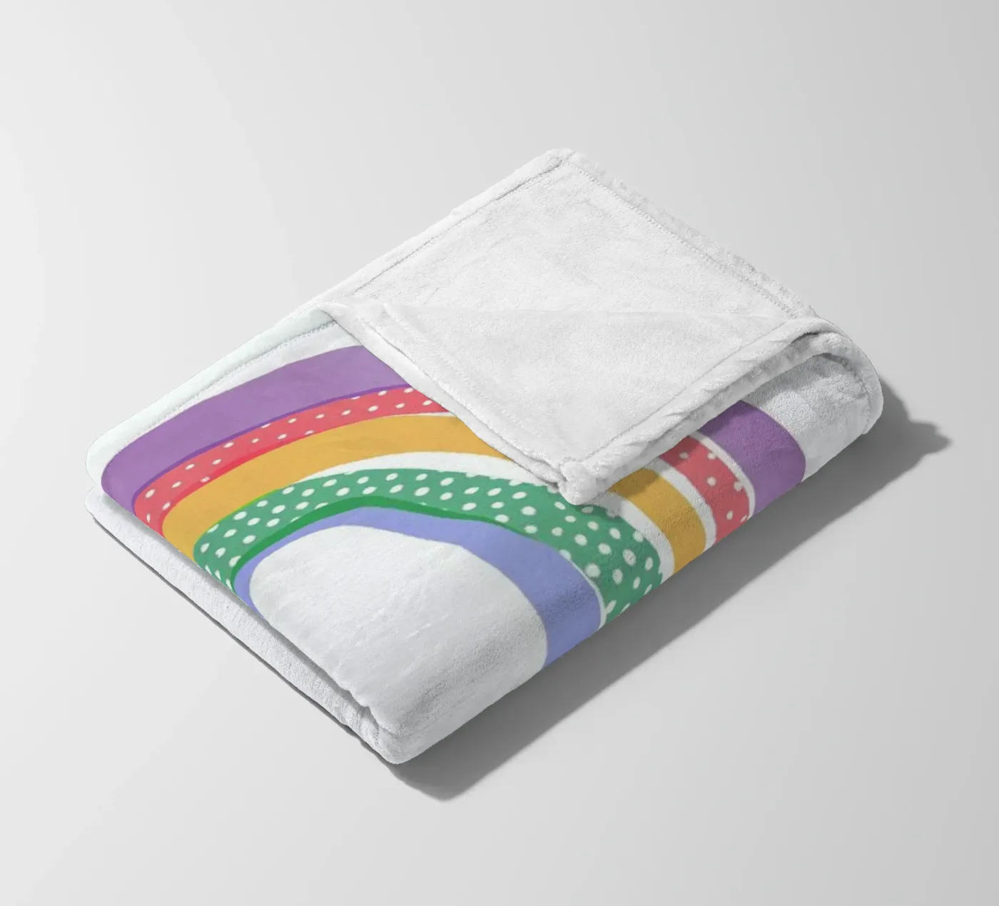 Rainbow Pride fleece blanket by cafelab