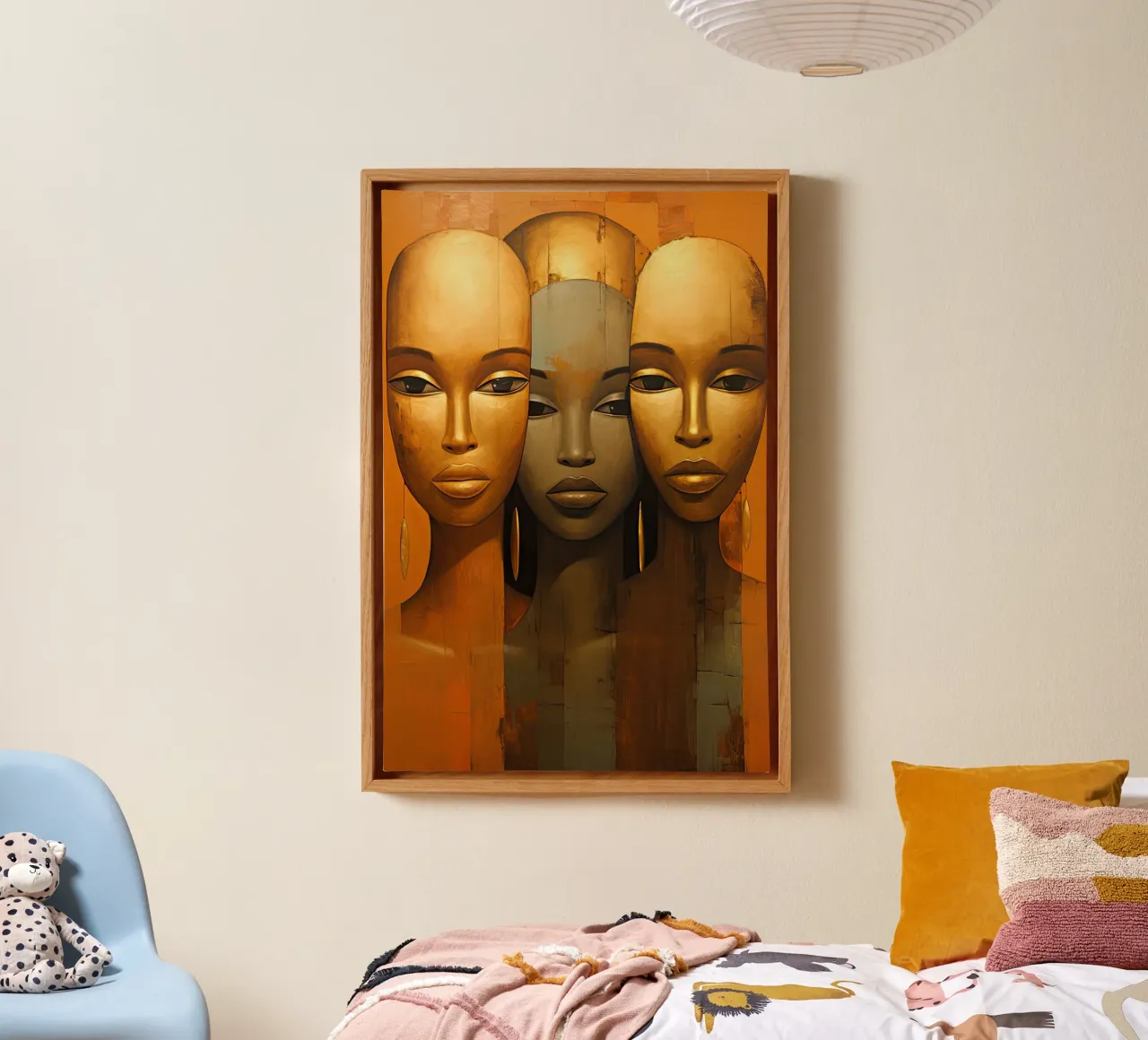 Wandkunst von Imagine Leinwand mit Schattenfugenrahmen von Imagine
