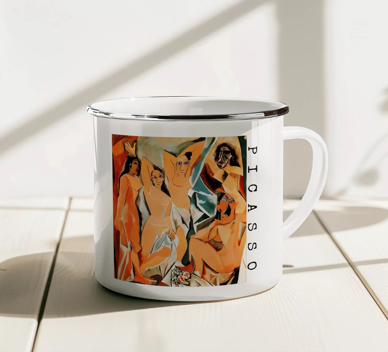 Les Demoiselles d'Avignon, Pablo Picasso tazza in smalto da careytowne1