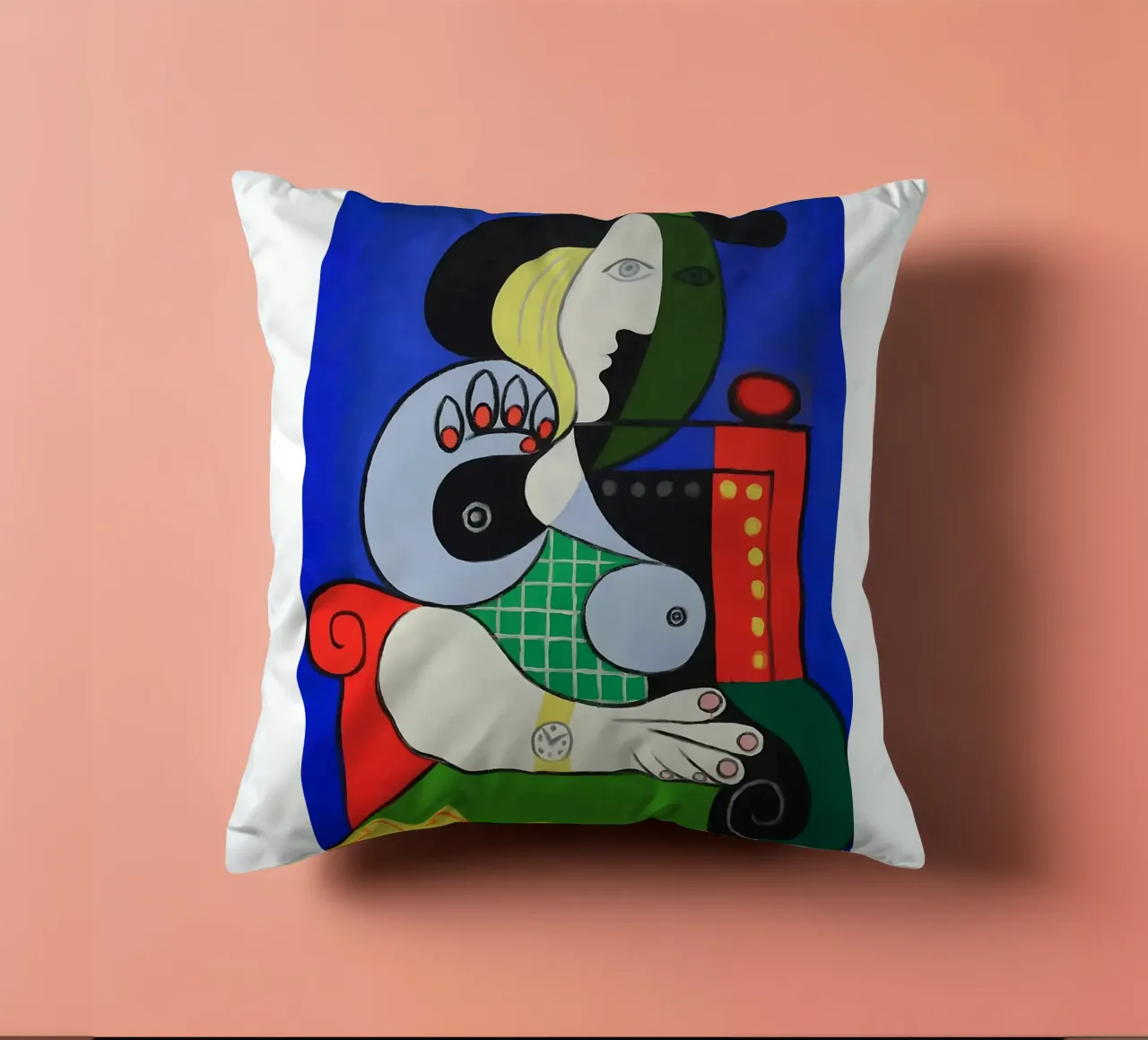 Pablo Picasso - Donna con orologio cuscino da careytowne1