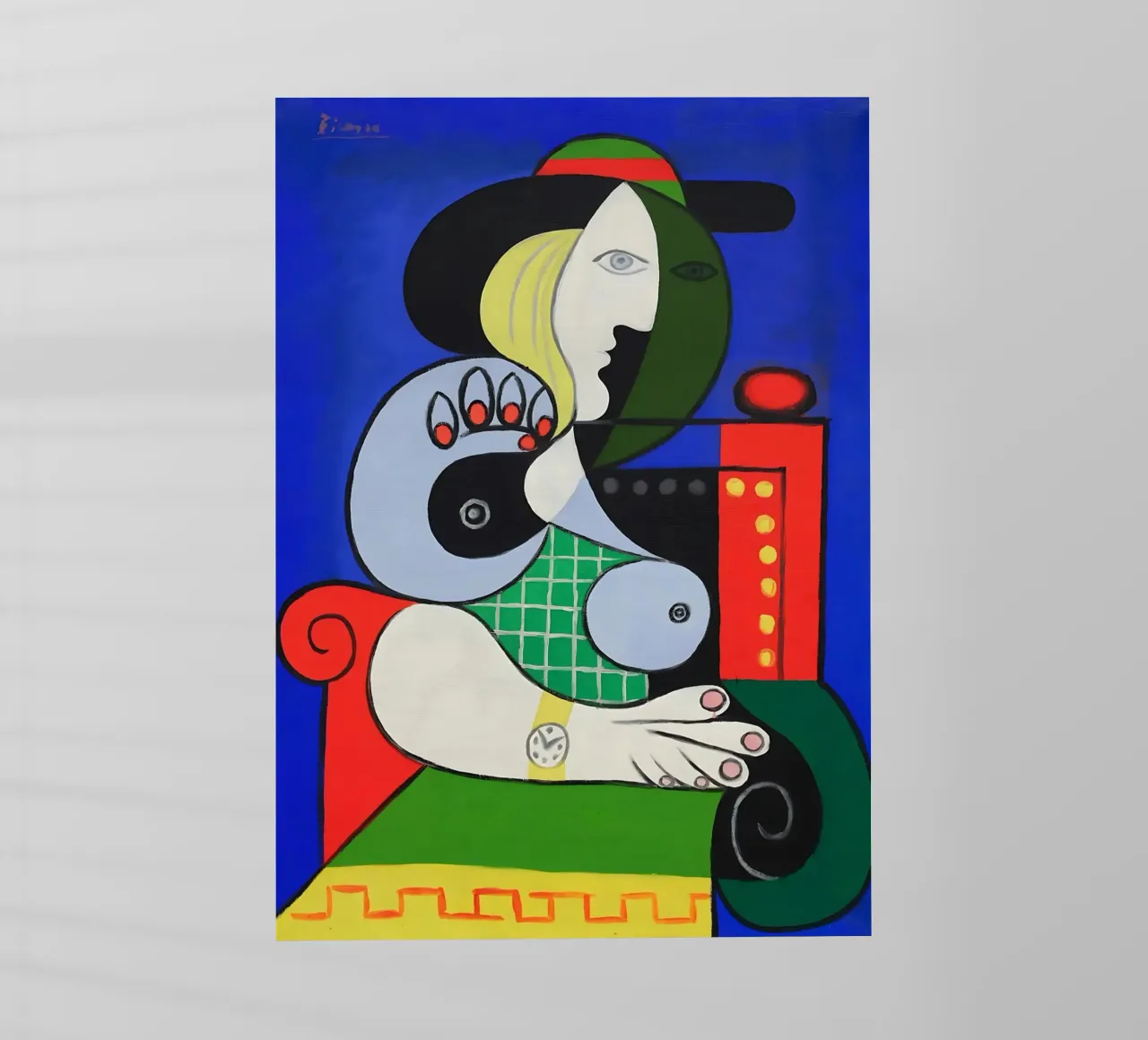 Pablo Picasso - Donna con orologio pellicola backlit da careytowne1