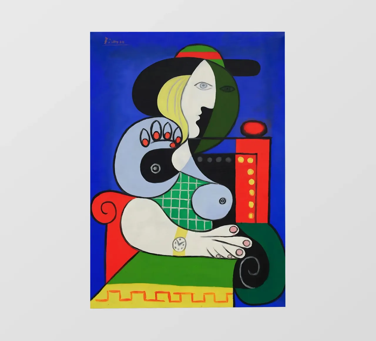 Pablo Picasso - Donna con orologio pellicola backlit da careytowne1