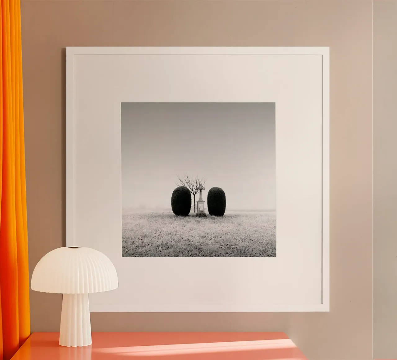 Croix Alsacienne Au Nom Du Père II poster con telaio in alluminio da Håggard Photography | Ronny Behnert