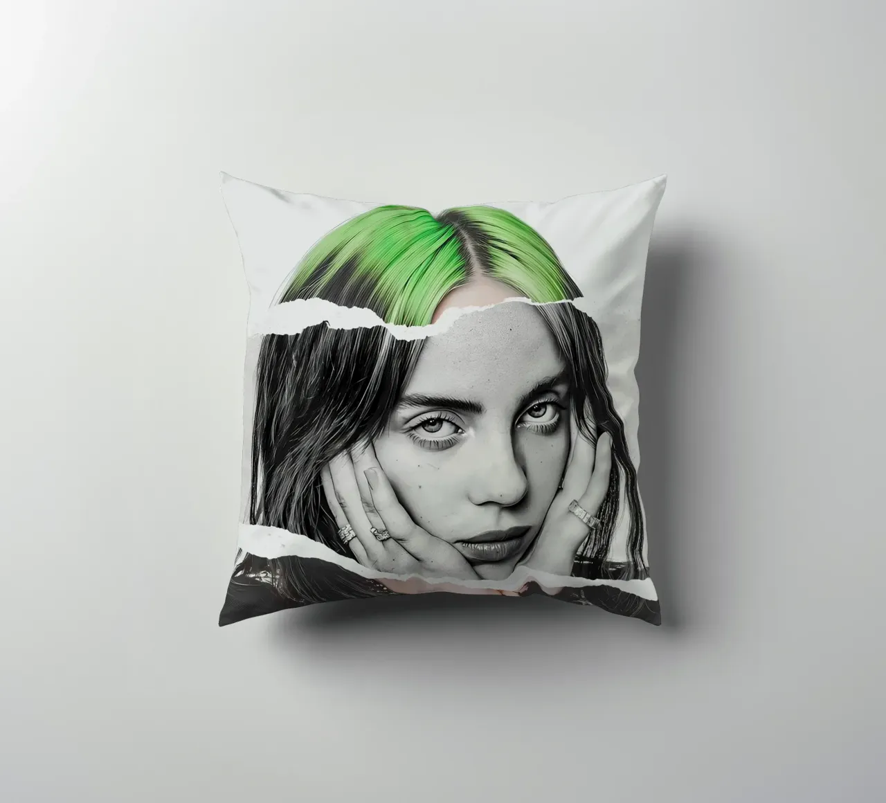 Billie Eilish cuscino da Attaboy Dsgn