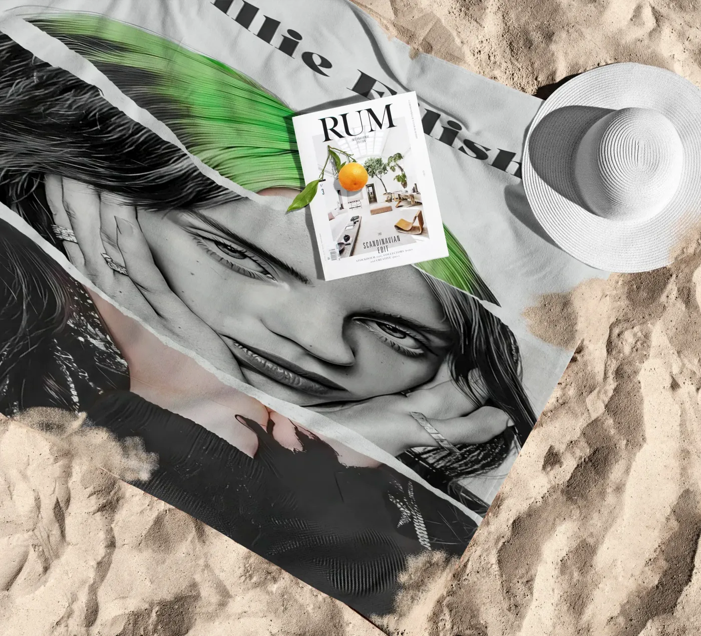 Billie Eilish telo mare da Attaboy Dsgn