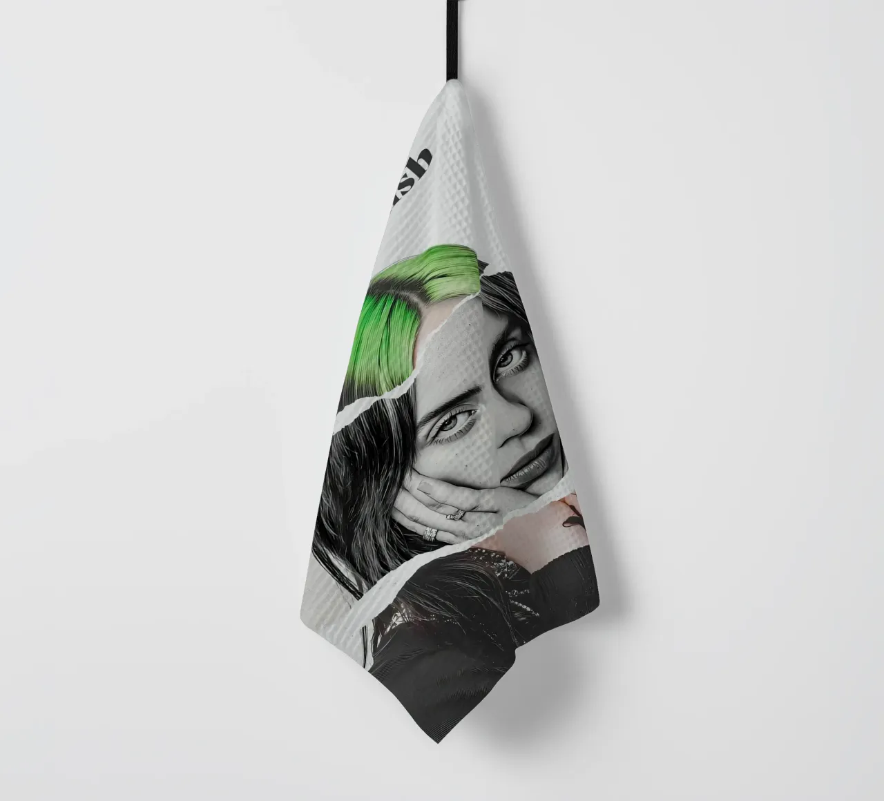 Billie Eilish canovaccio da cucina da Attaboy Dsgn