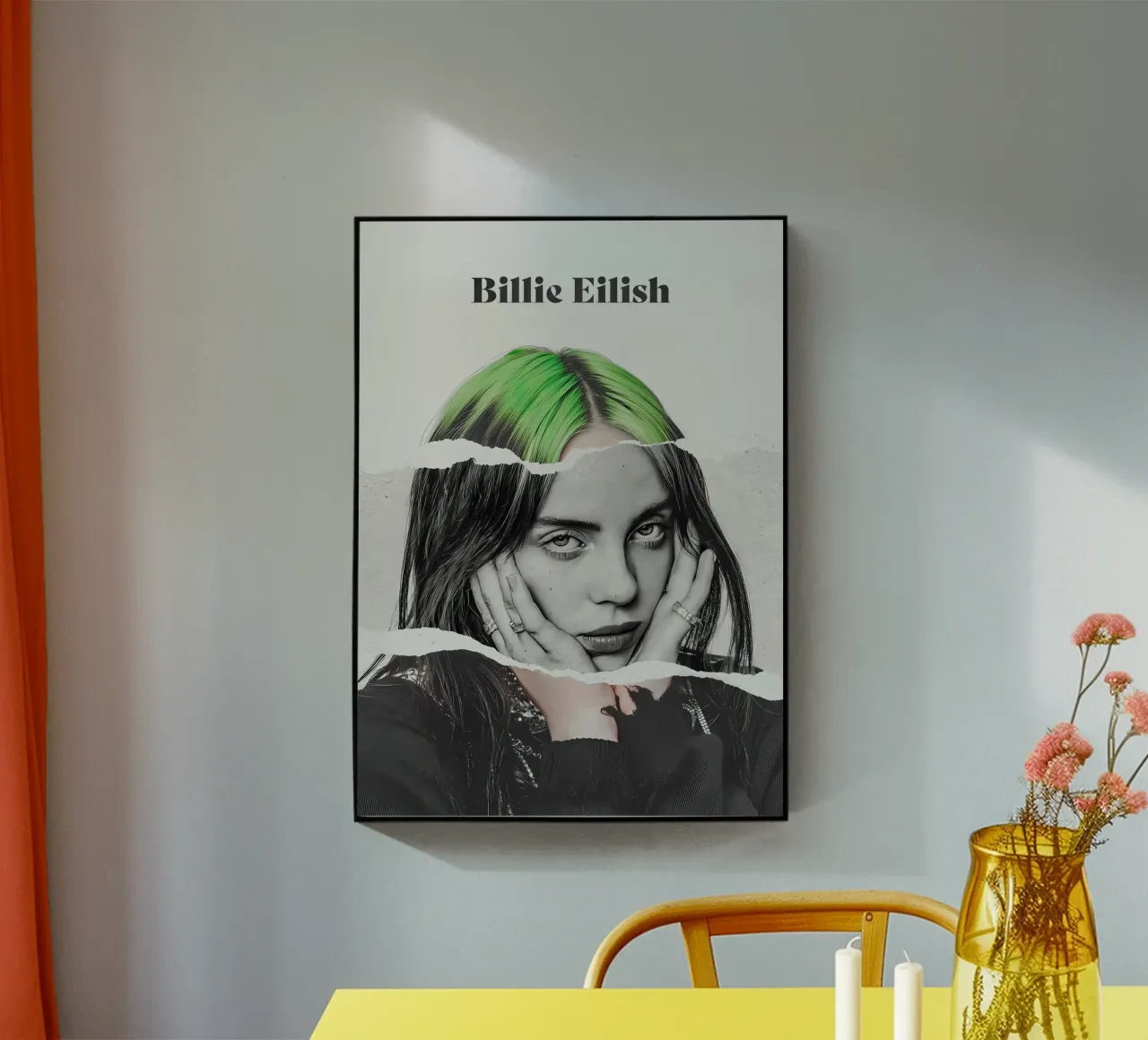 Billie Eilish plexiglass da Attaboy Dsgn