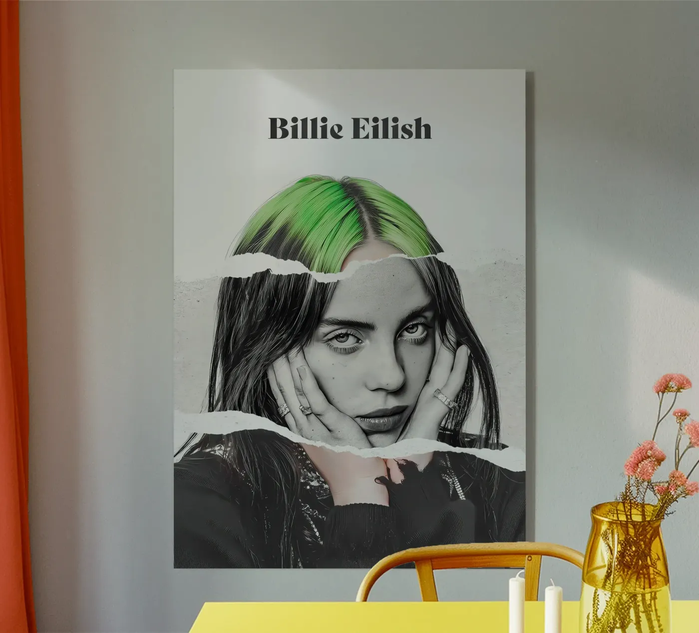 Billie Eilish Acryl-Glas von Attaboy Dsgn