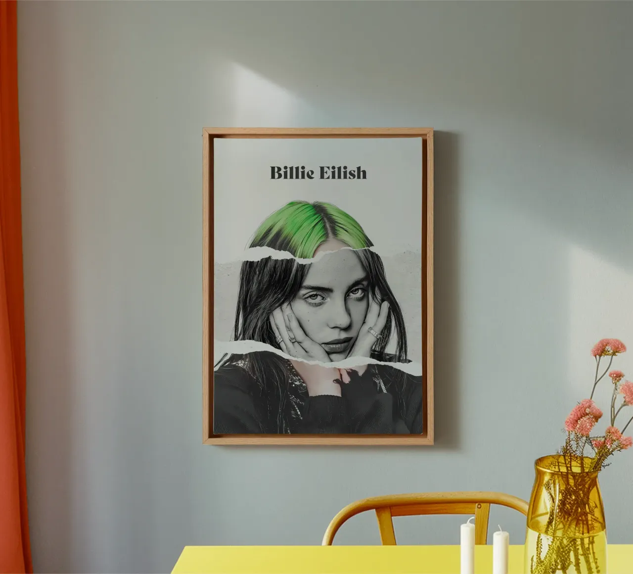 Billie Eilish canvas by Attaboy Dsgn