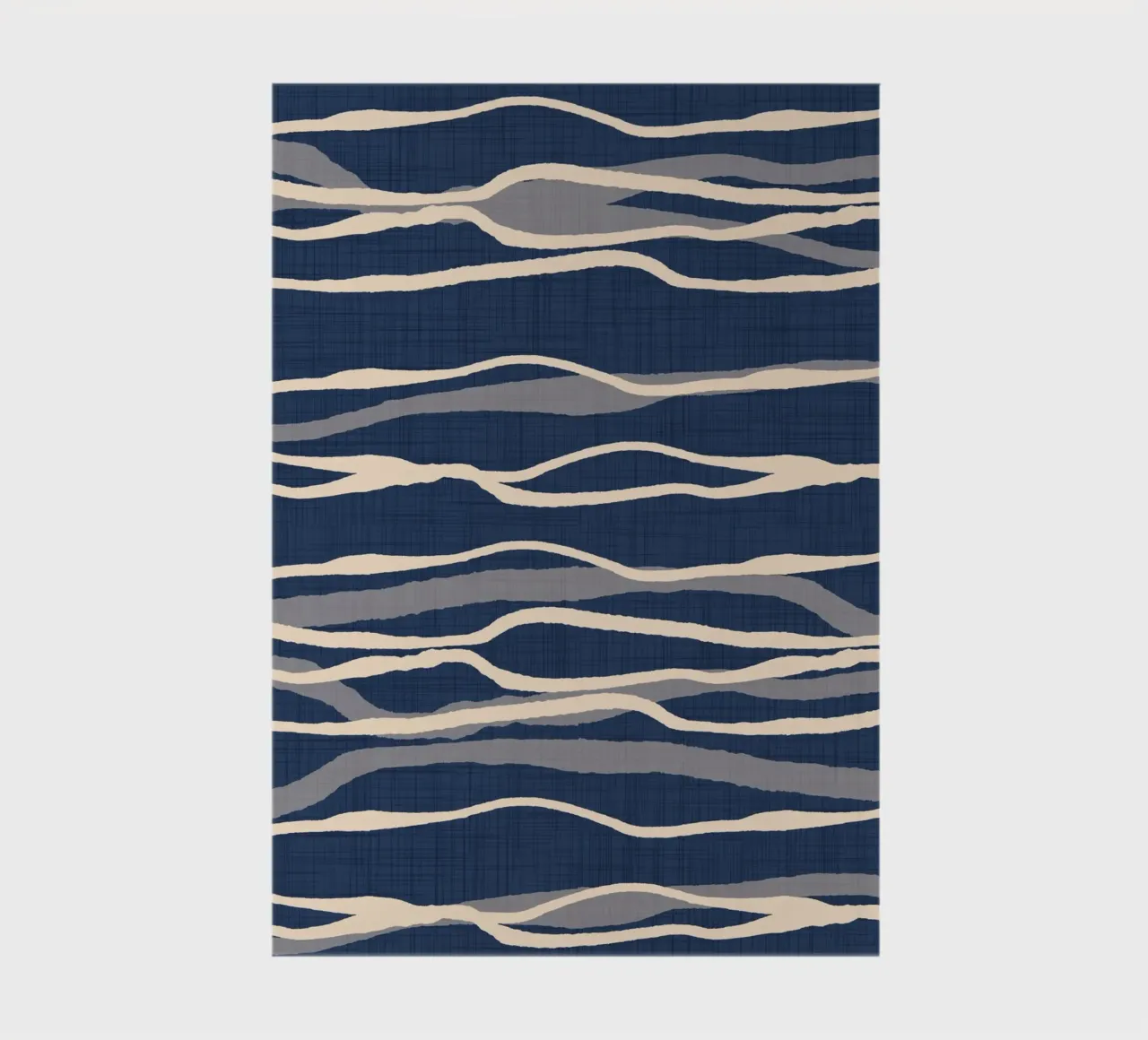 Retro Ocean Waves - Nautical Flow Stripe notebook by susanacosta