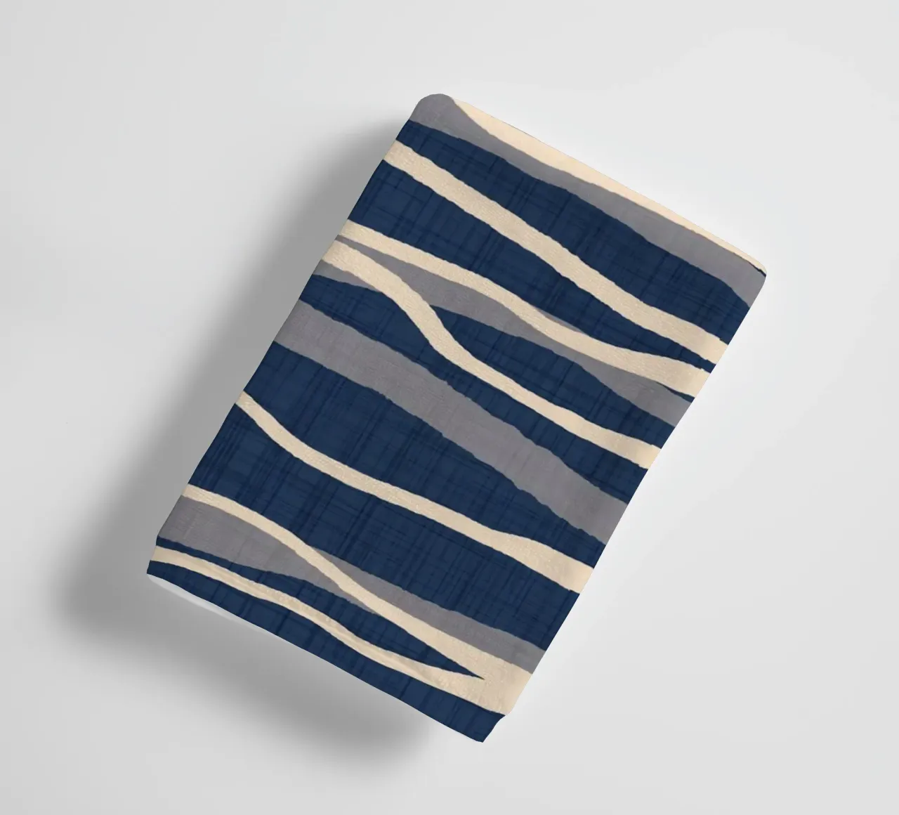 Retro Ocean Waves - Nautical Flow Stripe towel by susanacosta